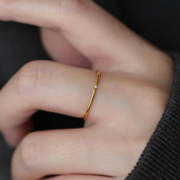 Thin Stacking Ring
