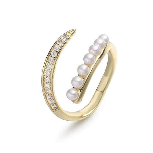 Open Pearl Rings