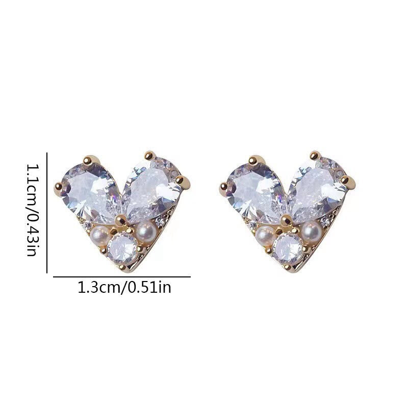 Stella Heart Studs