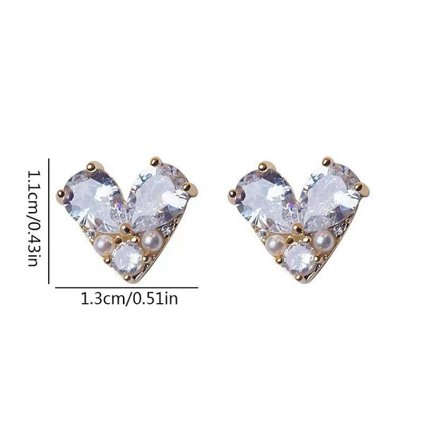 Stella Heart Studs