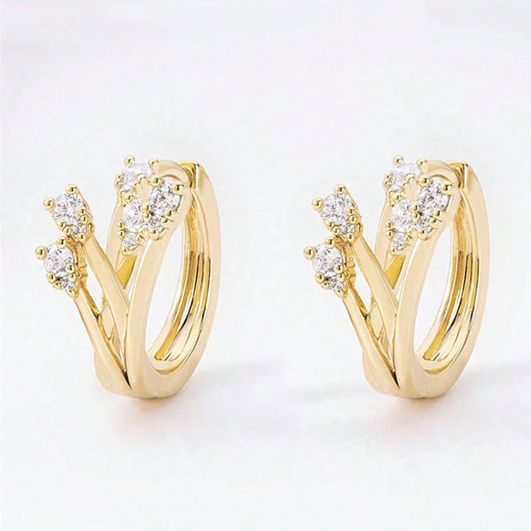 Flora 18k Hoops