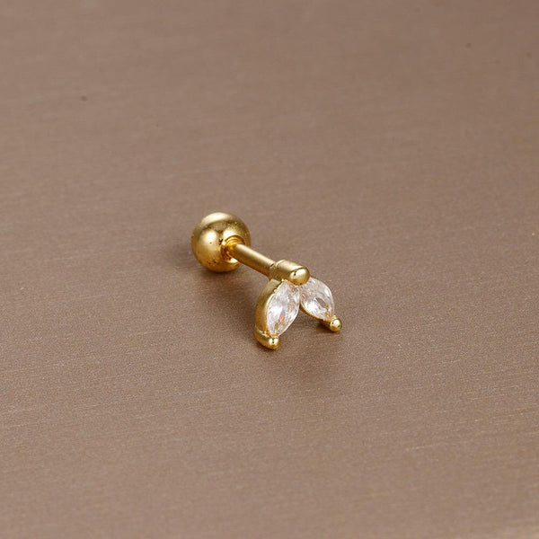 Half Petal Stud