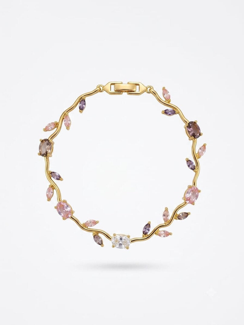 Tulip Crystal Vine Bracelet