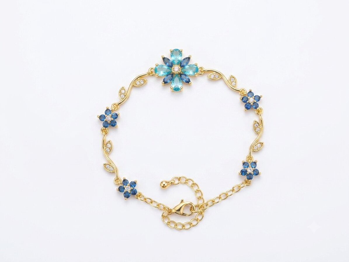 Blue Rapunzel Bracelet