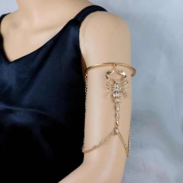Scorpion Arm Cuff Bracelet